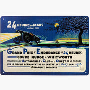 Tôle Métal Affiches - 24h Le Mans