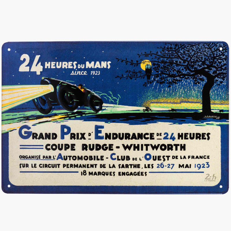 Tôle Métal Affiches - 24h Le Mans