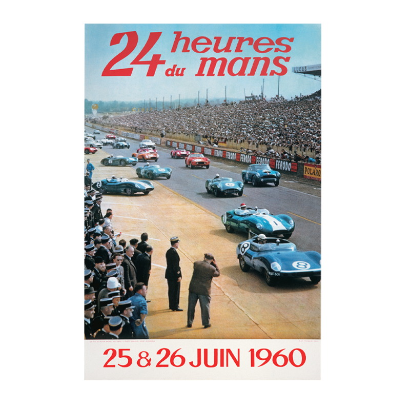 Carte Post Aff 24h 1960