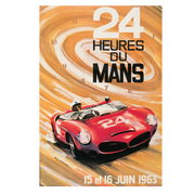 Carte Post Aff 24h 1963