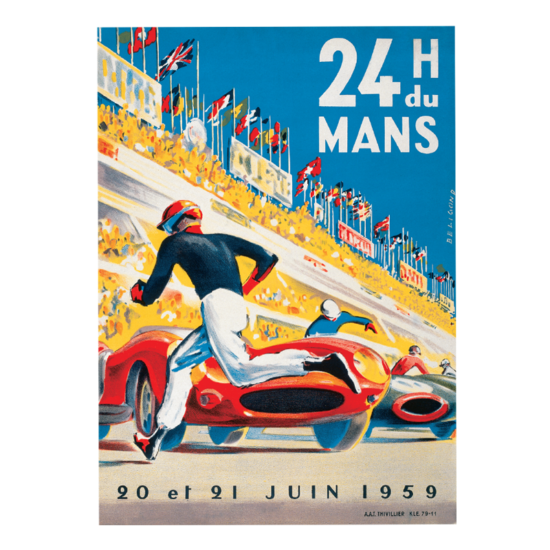 Carte Post Aff 24h 1959