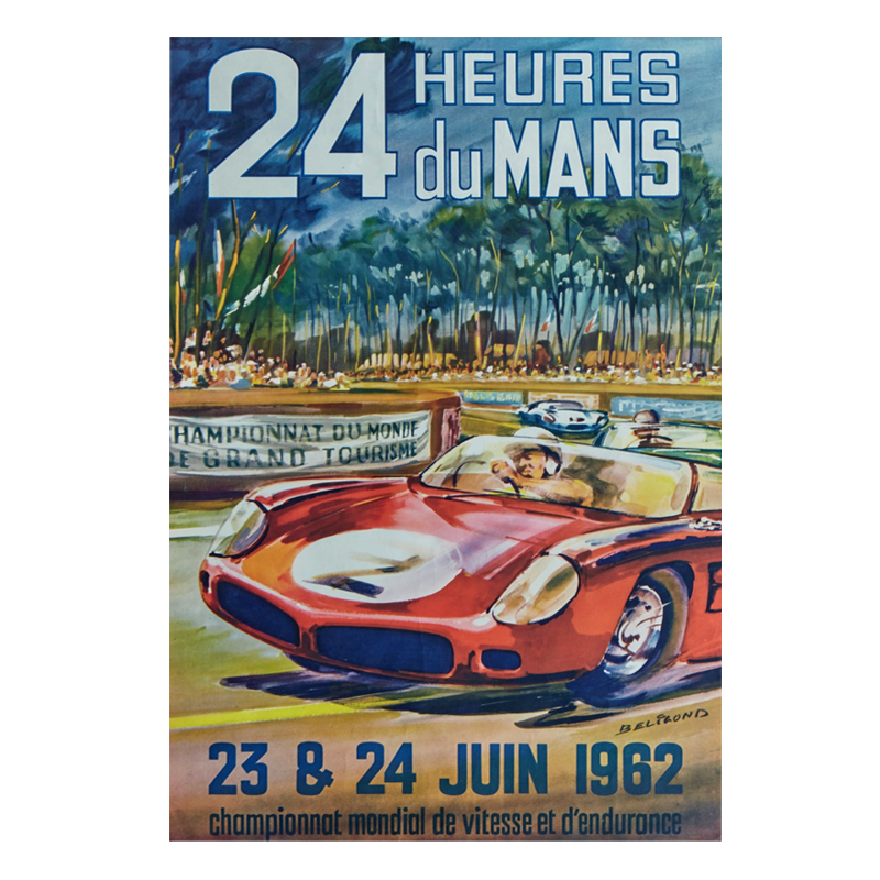 Carte Post Aff 24h 1962