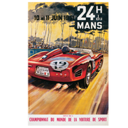 Carte Post Aff 24h 1961