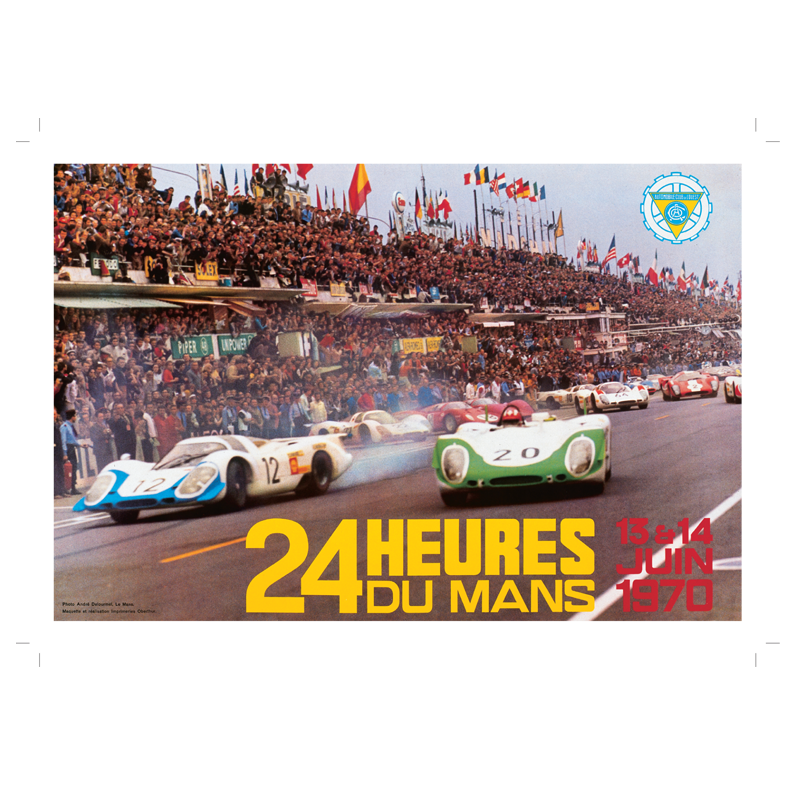 Carte Post Aff 24h 1970