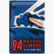 Plaque En Métal 1955 - 24H Le Mans