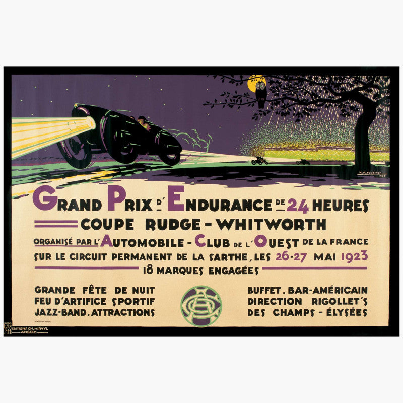 Carte Post Aff 24h 1923